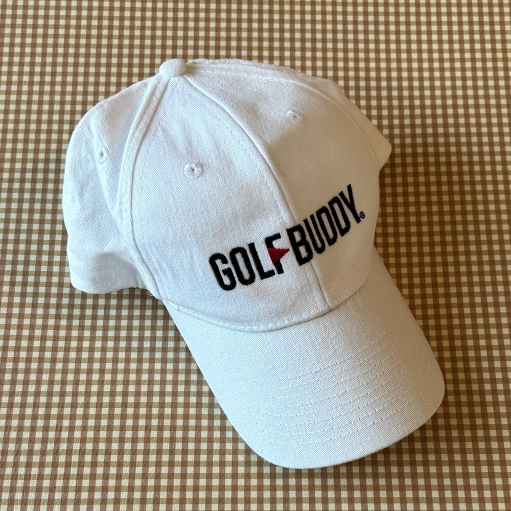 GOLF BUDDY white dad hat cap embroidered‎ adjustable. Unisex. Casual - Picture 2 of 8